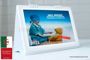 calendrier chevalet de bureau personnalisé