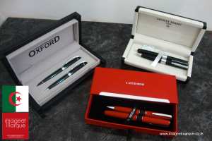 Parure et coffret de stylo personnalisé, Algérie
