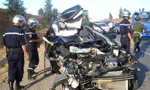 Accidents de la route: 34 morts et 1384 blessés en une semaine