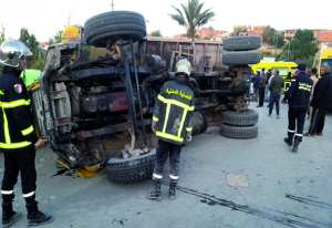 Algérie (Hamma Bouziane/Constantine) - Grave accident sur la RN27: Une vie fauchée et 27 blessés