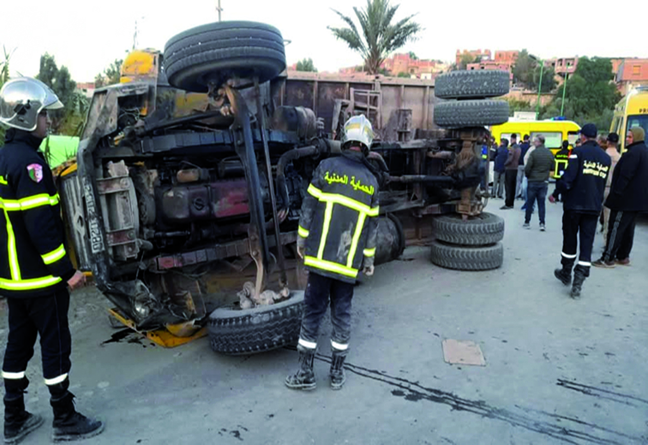 Algérie (Hamma Bouziane/Constantine) - Grave accident sur la RN27: Une vie fauchée et 27 blessés
