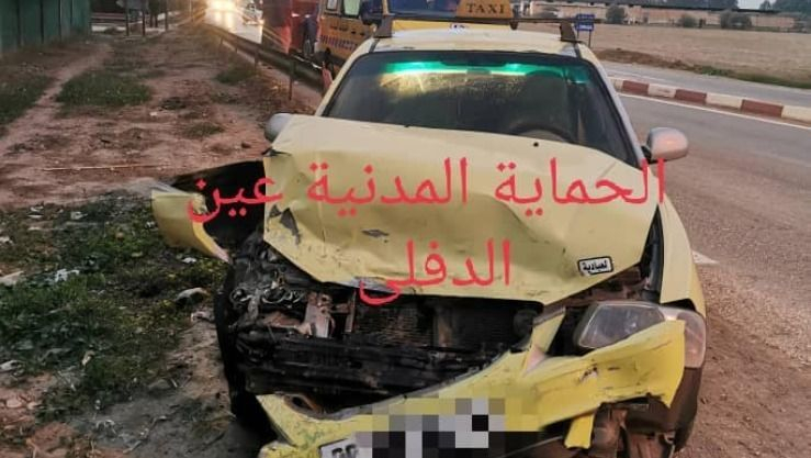 إصابة 4 أشخاص في حادث مرور بعين الدفلى