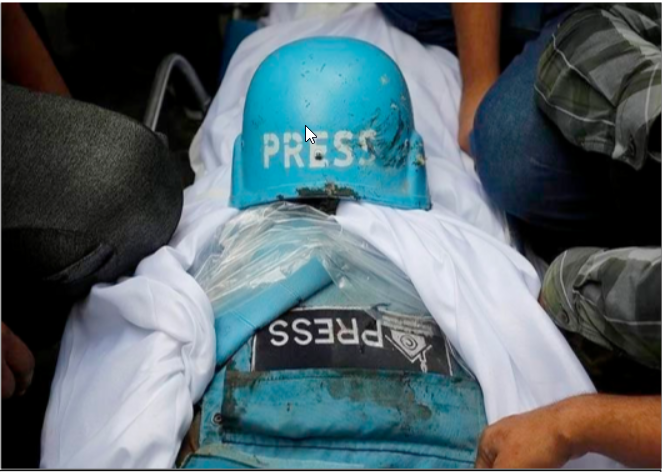 Israël a assassiné 10% des journalistes