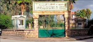 Algérie (Guelma) - Jardin archéologique: Un lieu chargé d’histoire plongé dans la pénombre la nuit