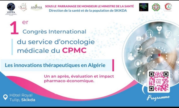 Skikda : ouverture du 1er congrès international sur les tumeurs cancéreuses avec plus de 250 praticiens
