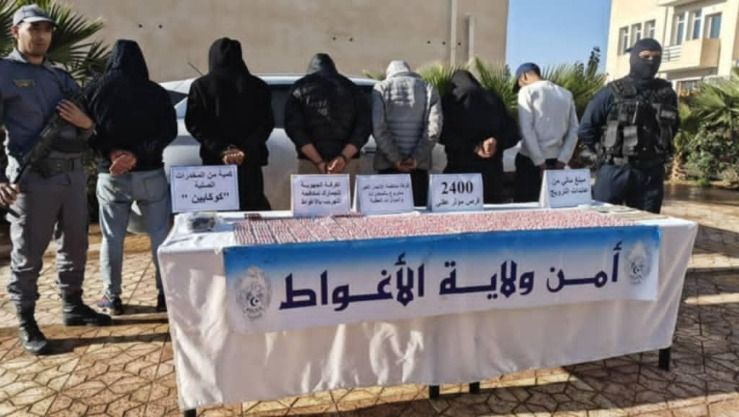 توقيف 8 أشخاص و حجز 10500 كبسولة مهلوسة بالأغواط