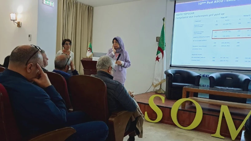 المؤسستان الاستشفائيتان أول نوفمبر بوهران وأحمد مدغري بسعيدة يناقشان مستجدات علاج الاورام السرطانية في الطبعة العاشرة لما بعد المؤتمر