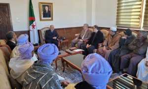 بلمهدي يستقبل طلبة المعهد المتخصص للتكوين الخاص بموظفي القطاع لولاية الأغواط