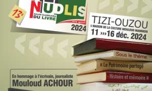 La 13e édition du Salon Djurdjura du Livre a été inaugurée le 11 décembre 2024 à la Maison de la Culture Mouloud Mammeri de Tizi Ouzou.