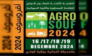 الوادي: مشاركة 120 عارضا في الطبعة ال8 لصالون الدولي للفلاحة الصحراوية  أقرو سوف 2024
