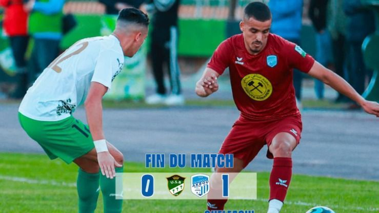 أولمبيك أقبو يتفوق على اتحاد بسكرة ويؤزم من وضعيته