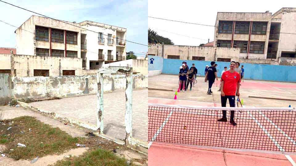 Algérie (Ain Taya/Alger) - Stade de Tennis: Une structure sportive à l’abandon
