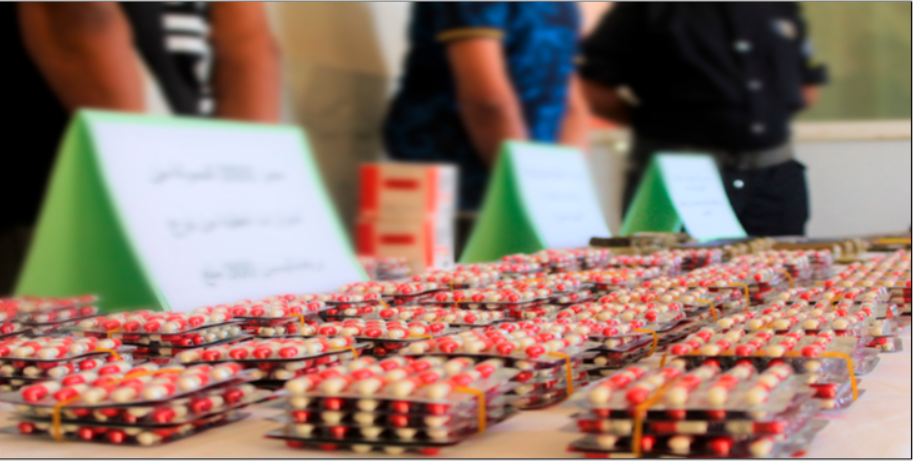 Saisie de plus de 7.200 comprimés psychotropes et arrestation de 7 individus