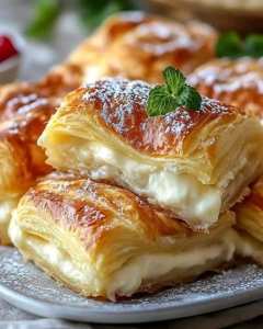 Cheesecake aux rouleaux de croissant