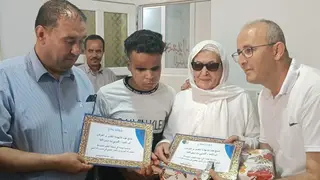 أمطار وثلوج بسعيدة