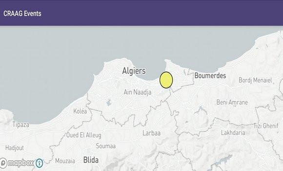Secousse tellurique de 3,1 degrés dans la wilaya d'Alger