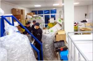 Découverte d'un atelier clandestin  de fabrication de produits contrefaits