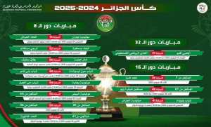 Foot/Coupe d'Algérie: la FAF dévoile le programme des 8es de finale