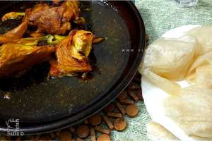 Le  Mhammar  au poulet : Un plat traditionnel tlemcenien