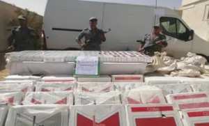 البيض: حجز حوالي 1 كلغ من الكيف المعالج و توقيف أربعة أشخاص