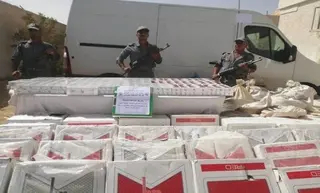 البيض: حجز حوالي 1 كلغ من الكيف المعالج و توقيف أربعة أشخاص