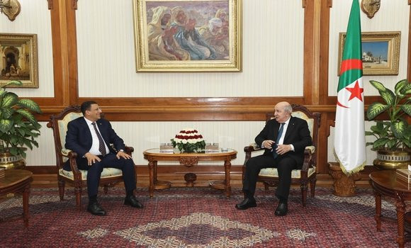 Le président de la République reçoit le président du Front El-Moustakbel