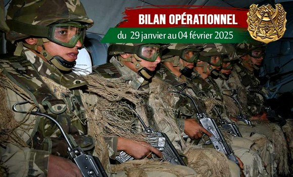 Sept éléments de soutien aux groupes terroristes arrêtés et une quantité d'armes et de munitions récupérée