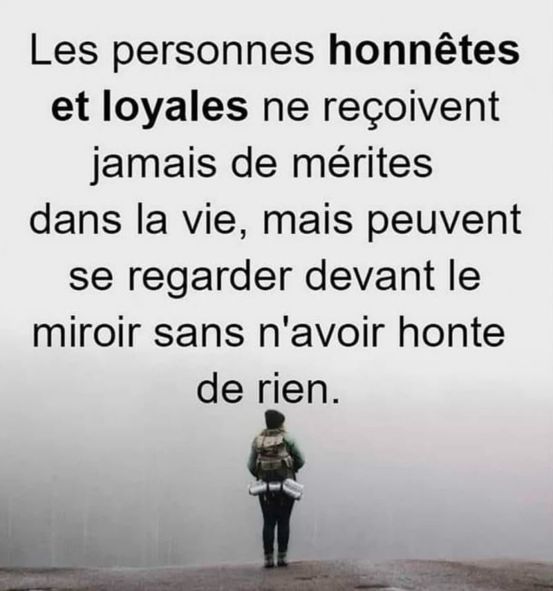 LES PERSONNES HONNETES