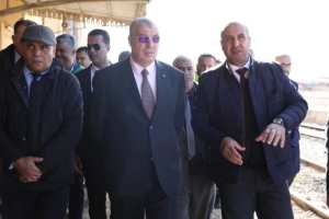 والي وهران سمير شيباني يعاين مشاريع تنموية بدائرة وادي تليلات....90% نسبة تقدم مشروع عصرنة خط السكة الحديدية   وهران-تلمسان