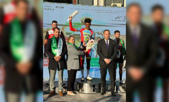 Cyclisme/ TAC2025/ Grand Prix de Sakiet Sidi Youcef : victoire au sprint de l'Erythréen Maekele Milkiyas