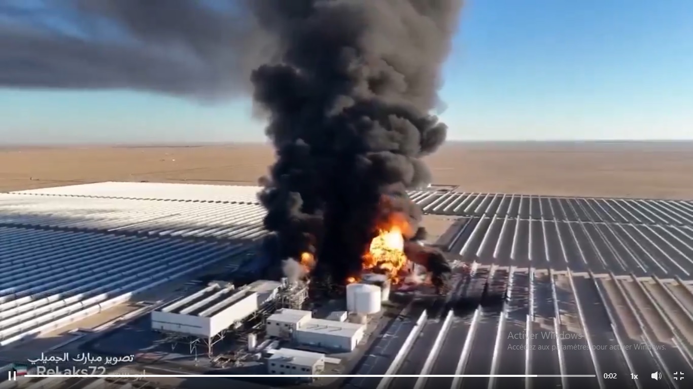 Le risque d’incendie dans les centrales solaires thermiques à concentration (CSP)