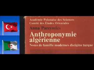 Le livre  Les Noms de Famille Algériens Modernes d'Origine Turque
