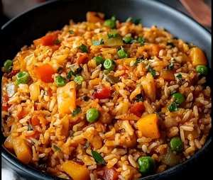 أرز بالخضار