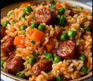 Riz aux saucisses