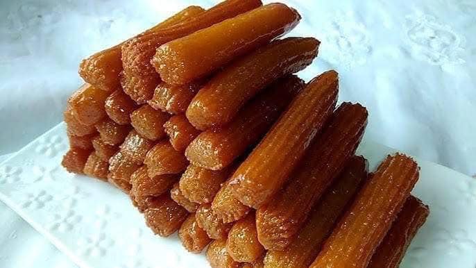 زلابية الموز المقرمشة 🧡