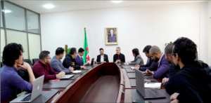 Zohir Ballalou préside une réunion