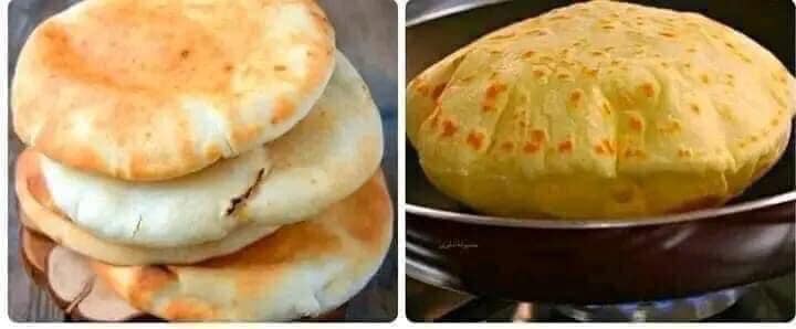 طريقة العيش الشامي فى الطاسه😉👌🤗❤️