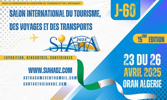 Oran: le 15e Salon international du tourisme et du voyage en avril