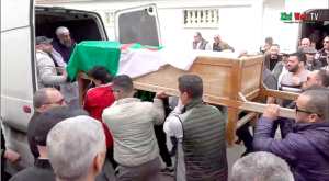 le défunt Djamel Menad inhumé  au cimetière de Beni Messous à Alger
