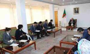 Industrie : Ghrieb examine la relance du projet de la cimenterie de Djelfa avec les représentants de la société chinoise  CSCEC