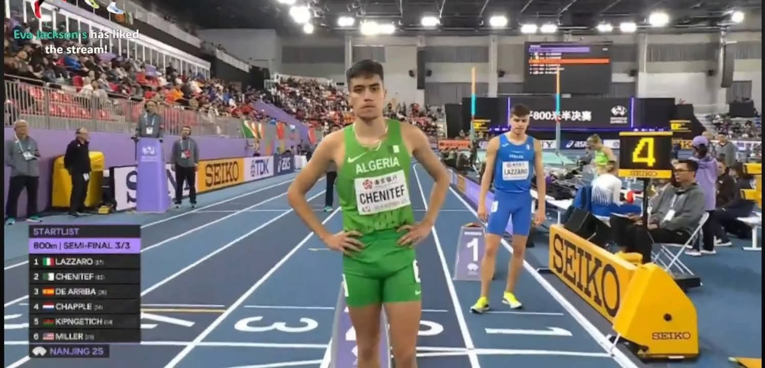 Planète (Chine/Asie) - Mondiaux d’athlétisme en salle 2025 (800m): Heïthem Chenitef, la naissance d’un futur champion