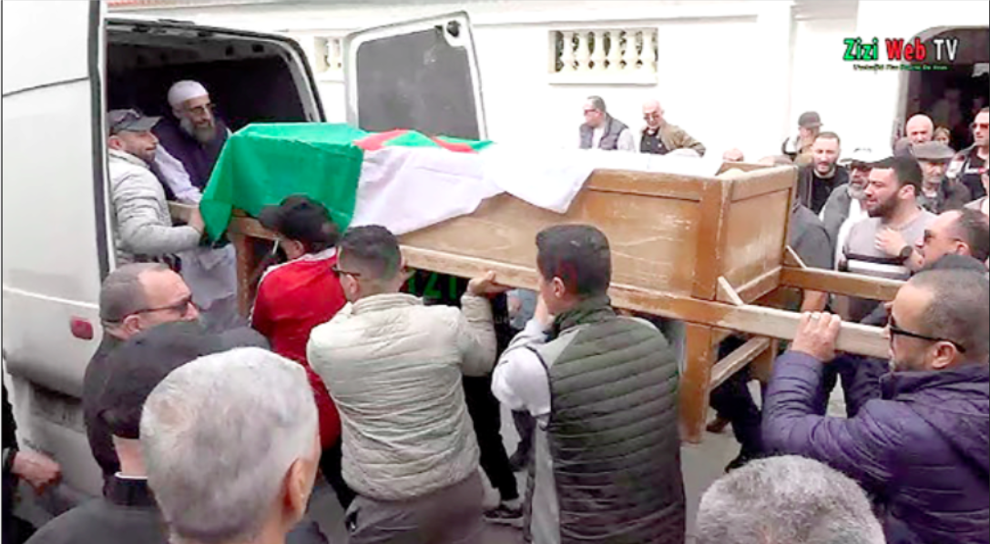 le défunt Djamel Menad inhumé  au cimetière de Beni Messous à Alger