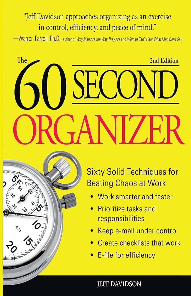Organisez votre temps en 60 secondes – Jeff Davidson 🤎