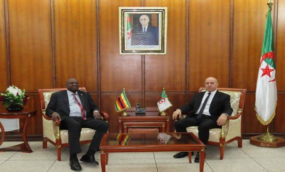 Saihi reçoit l'ambassadeur du Zimbabwe en Algérie