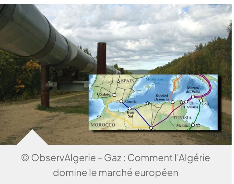 Gaz : Comment l'Algérie domine le marché européen