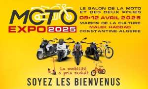 Constantine: le salon de la moto et du deux roues  Moto Expo 2025  du 9 au 12 avril