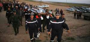 تشييع جنازة التلميذ تقار  ضحية حادث المرور بسعيدة