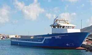 الشلف: إنزال سفينة  زمالة الأمير عبد القادر  بميناء المرسى 