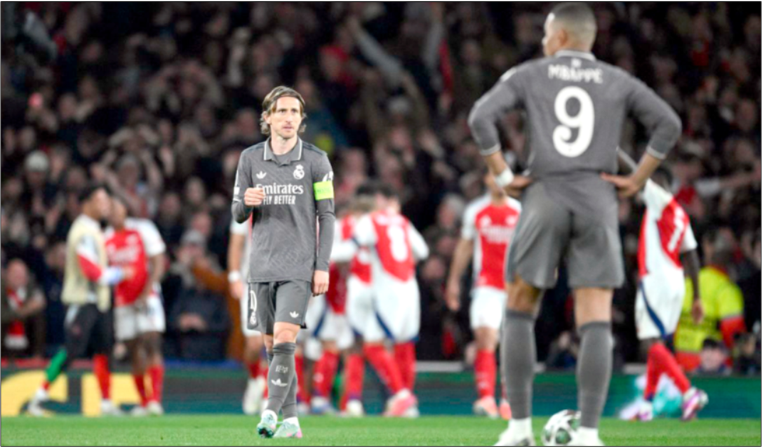 Arsenal corrige le Real Madrid et prend  une belle option pour les demies