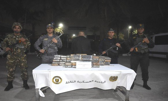 Saisie de 66 kg de cocaïne à Adrar